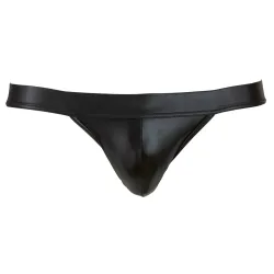 Svenjoyment Jockstrap MUNIX Imitation Vinyle Noir